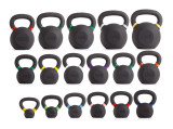 Гиря чугунная с цветным кольцом 12 кг (модель: К-3) VictoryFit VF-KCR120