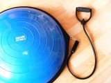Полусфера гимнастическая надувная R2 с эспандерами и насосом Original Fit.Tools