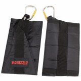 Пeтли Бepeшa GRIZZLY Deluxe Hanging Ab Straps нейлон/черный