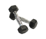 Набор гексагональных гантелей 10 пар от 1 до 10 кг VictoryFit