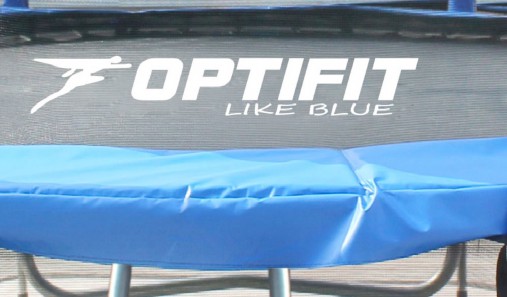 Батут OptiFit Like Blue 10FT с желтой крышей