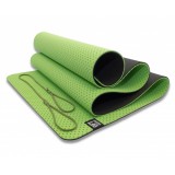 Мат для йоги 6 мм двухслойный перфорированный зеленый Original Fit.Tools