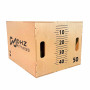 Универсальный PLYO BOX DHZ разборный с разметкой шкалы наклона фанера, 3 в 1, 50-60-75см FS2091