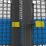 Батут пружинный с защитной сеткой UNIX line 14 ft outside (синий)