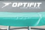 Батут OptiFit Like Green 10FT с зелено-желтой крышей