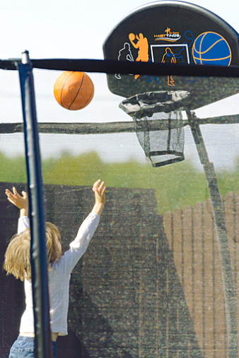 Батут Hasttings Sky Double Basketball (4,88 м) 16FT с набором для баскетбола