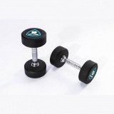 Гантели в уретане LIVEPRO Studio Dumbbells 5 кг, черный/синий