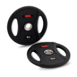 Диск олимпийский обрезиненный с двумя хватами 10 кг REBEL