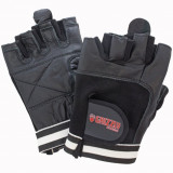 Атлетические перчатки GRIZZLY Leather Padded Weight Training Gloves размер L, кожа/нейлон, белый/голубой