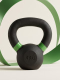 Гиря чугунная с цветным кольцом 4 кг (модель: К-3) VictoryFit VF-KCR040