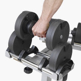 Наборные гантели NUO Flexbell Dumbbells, вес: 2-20 кг, шаг 4кг с подставкой