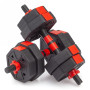 Гантели гексагональные разборные с грифом, 10 кг. (2 шт. х 5 кг.) VictoryFit VF-DН100