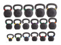 Гиря чугунная с цветным кольцом 8 кг (модель: К-3) VictoryFit VF-KCR080