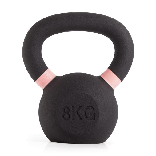 Гиря чугунная с цветным кольцом 8 кг (модель: К-3) VictoryFit VF-KCR080