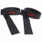 Ремень для тяги GRIZZLY Fitness Weight Lifting Wrist Straps полиэстр, розовый