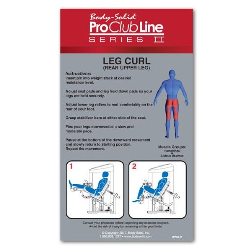 Сгибание ног сидя Body-Solid S2SLC-1. Серия Pro Club Line S2