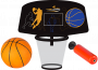 Батут Hasttings Air Game Basketball 15FT (4,6 м) "зеленый" с баскетбольным кольцом + внутренней сеткой и двухсторонним защитным матом (зеленый/синий)