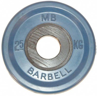 Блин обрезиненный синий MB 2.5 кг ф50 мм Евро - Классик