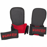 Ремень для тяги GRIZZLY Grabbers Wrist Wraps with Pads размер XL, черный