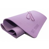 Мат для йоги 8 мм однослойный фиолетовый Original Fit.Tools