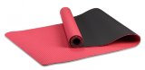 Мат для йоги 6 мм двухслойный перфорированный красный Original Fit.Tools