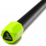 Гимнастическая палка LIVEPRO Weighted Bar 3 кг, зеленый/черный