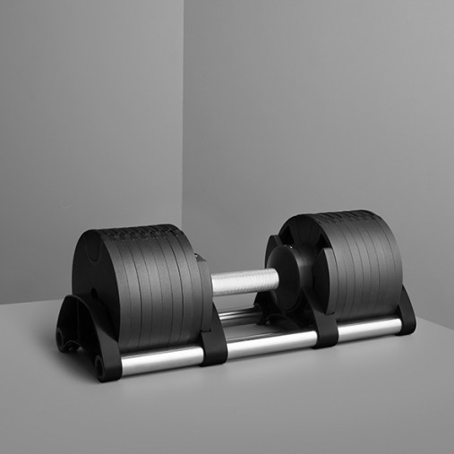 Пара наборных гантелей NÜO Flexbell Dumbbells, вес: 2-32 кг, шаг 4кг с подставкой