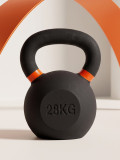 Гиря чугунная с цветным кольцом 28 кг (модель: К-3) VictoryFit VF-KCR280