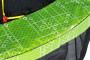 Батут Hasttings Air Game 8FT (2,44 м) с внутренней сеткой и двухсторонним защитным матом (зеленый/синий)