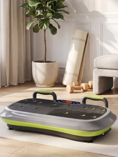 Виброплатформа VictoryFit VF-M750 White/Green Виброплатформа VictoryFit VF-M750 White/Green