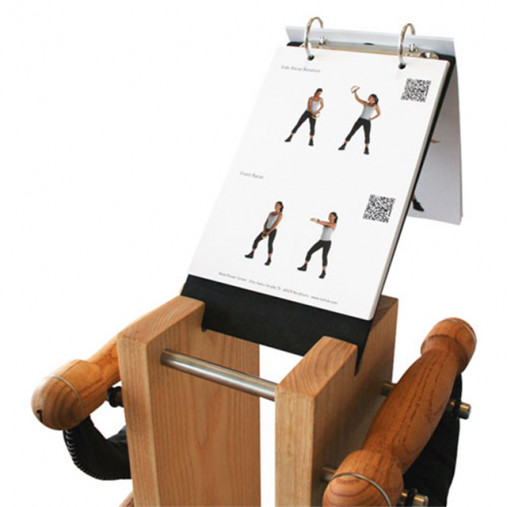 Набор гантелей с подставкой NOHrD Swing Turm, материал: вишня, общий вес: 26 кг