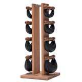 NOHrD Swing Turm Набор гантелей с подставкой, материал: вишня, общий вес: 26 кг 