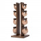 NOHrD Swing Turm Набор гантелей с подставкой, материал: орех, общий вес: 26 кг