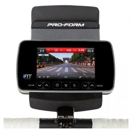 Консоль с тачскрином у сайкла ProForm Tour De France