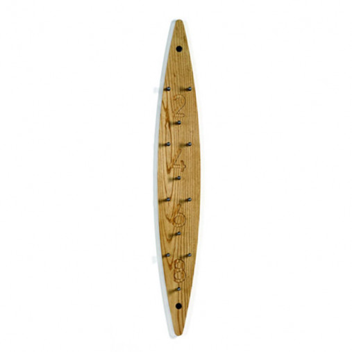 Настенный набор гантелей NOHrD Swing Board, материал: ясень, общий вес: 26 кг (1, 2, 4 и 6 кг - по 2шт.)
