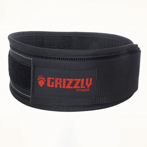 Атлетический пояс GRIZZLY Fitness Bear Hugger 4″ размер L, 10 см, полипропилен