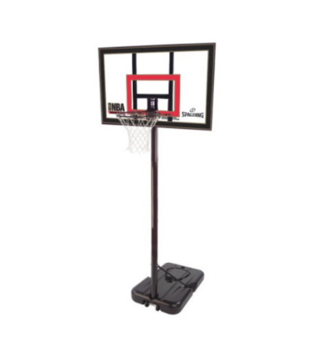 Баскетбольная мобильная стойка акриловая SPALDING HIGHLIGHT ACRYLIC 42" 77799CN