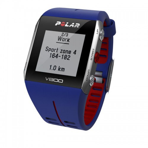 POLAR V800 HR (blue) спортивные GPS-часы 