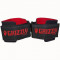 Ремни на запястья GRIZZLY Pro Power Weight Training Wrist Wraps пара, полипропелен/неопрен, черный/красный