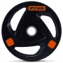Диск ZIVA олимпийский 10 кг серии ZVO резиновое покрытие (пара)