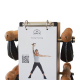 NOHrD Swing Turm Набор гантелей с подставкой, материал: дуб, общий вес: 40 кг 