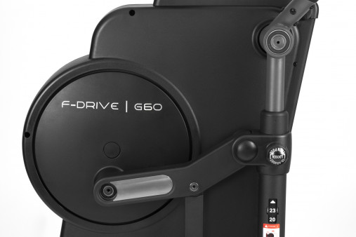 Эллиптический тренажер Bionique F-Drive G60 (10.1" TFT дисплей), профессиональный с русификацией и сменным шагом 42-46-51 см