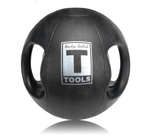 Медицинский мяч с рукоятками 14LB / 6.4 кг (черный) Body-Solid BSTDMB14