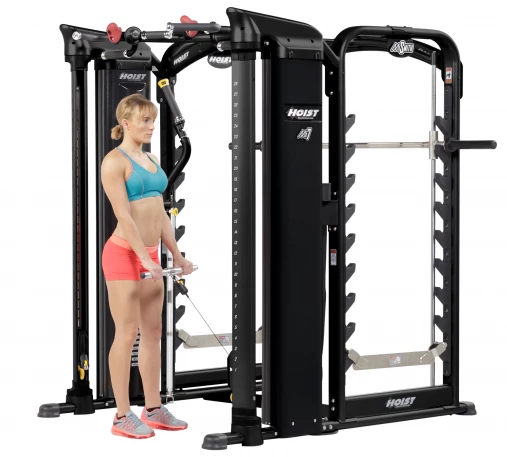 Комплекс для функциональных тренировок Hoist Mi7Smith BLACK MATTE в черном цвете