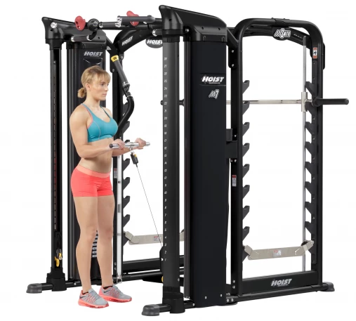 Комплекс для функциональных тренировок Hoist Mi7Smith BLACK MATTE в черном цвете