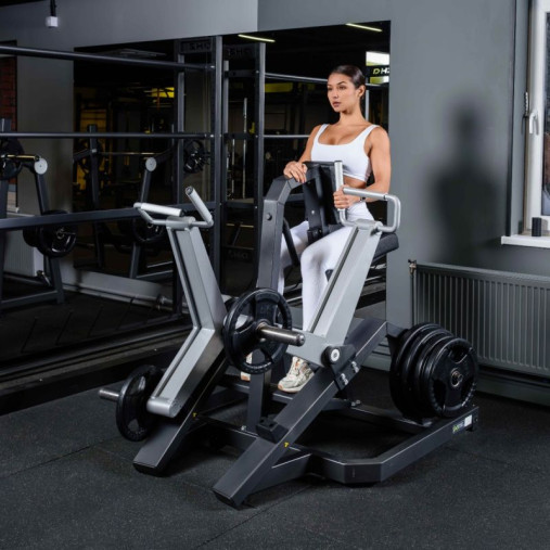 Горизонтальная тяга под наклоном VictoryFit GYM-P1804 тренажер на свободных весах, хаммер