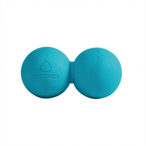 Сдвоенный массажный мяч LIVEPRO Massage Peanut Ball синий