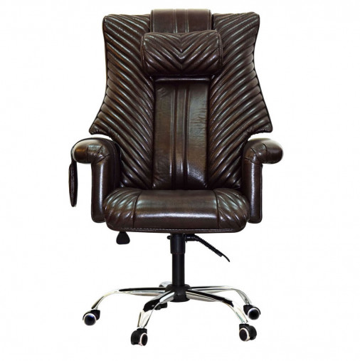 Офисное массажное кресло EGO President EG1005 Кофе (Арпатек)