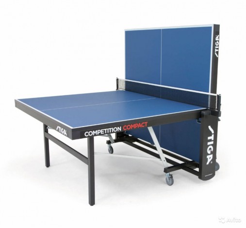 Профессиональный теннисный стол STIGA Competition Compact, ITTF (синий) 