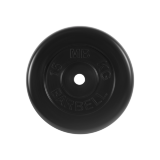 Блин "Стандарт" обрезиненный черный MB 15 кг ф26 мм